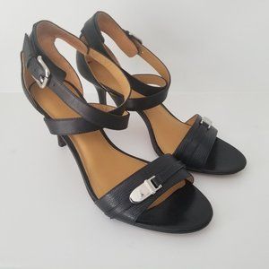 Coach 'Emilia' Matte Calf Strappy Sandals Size 10M
